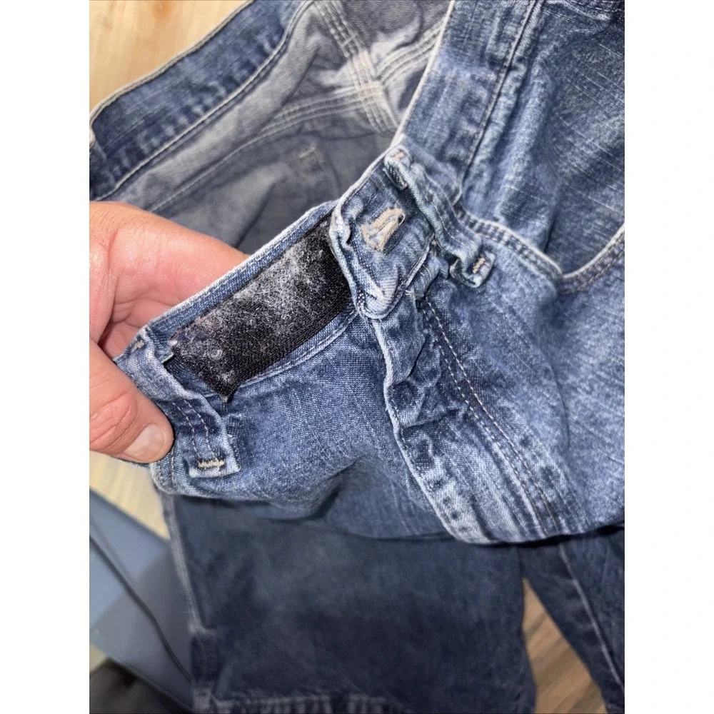 Wrangler Carpenter Shorts Mens 38 Blue Denim Y2K Baggy Cargo Work Utility Loop
